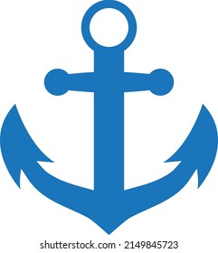 Anchor icon on white background