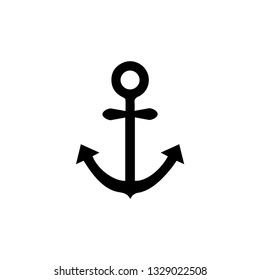 Anchor icon. Sea travel sign