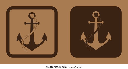 Anchor Icon Set