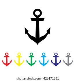 Anchor Icon Set