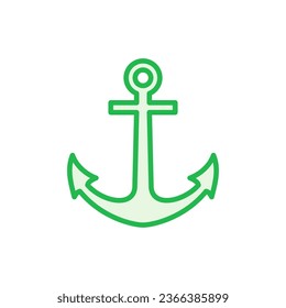 Ankersymbol-Set. Ankerlogo. Anchor-Marine-Ikone.