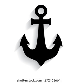 Anchor icon with shadow