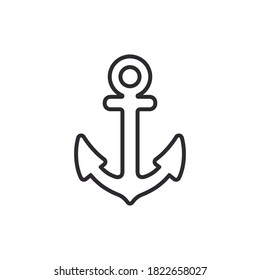Anchor icon. Ship brake. Stencil anchor. Logo template. Black anchor. Nautical anchor. Silhouette. Port symbol. Anchorage sign. Yacht Club. Ship pointer. Shipbuilding icon. Shipyard. Sea port. Marine