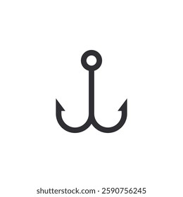 Anchor icon. Ship brake. Stencil anchor. Black anchor. Nautical anchor. Silhouette. Port symbol. Anchorage sign. Yacht Club. Sea port. Ship pointer. Shipbuilding icon. Shipyard. Marine. Fishing hook.