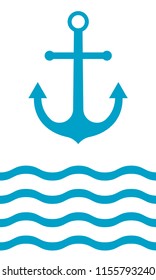 Anchor icon sign