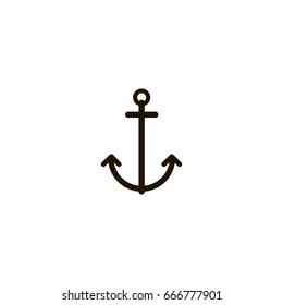 anchor icon. sign design