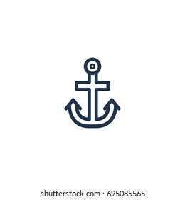 anchor icon. sign design