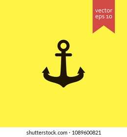 anchor. anchor icon. sign design. Vector EPS 10