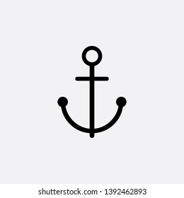 anchor icon sign signifier vector