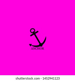 anchor icon sign signifier vector