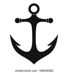 Anchor icon. Simple illustration of anchor vector icon for web