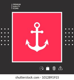 Anchor icon symbol