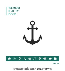 Anchor icon symbol