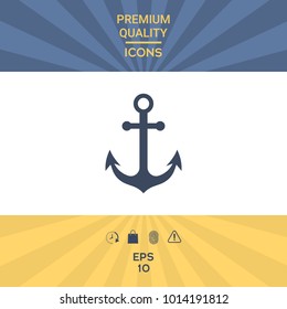 Anchor icon symbol