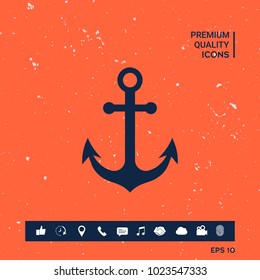 Anchor icon symbol