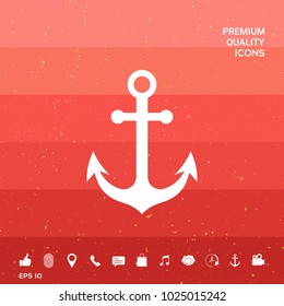 Anchor icon symbol