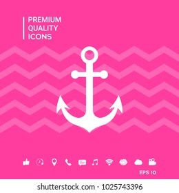 Anchor icon symbol