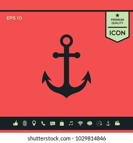 Anchor icon symbol