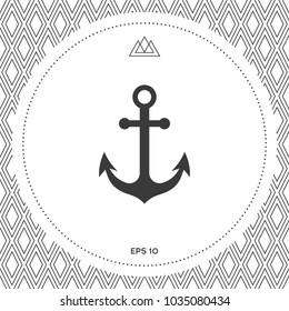 Anchor icon symbol