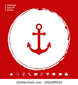 Anchor icon symbol