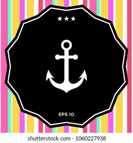 Anchor icon symbol