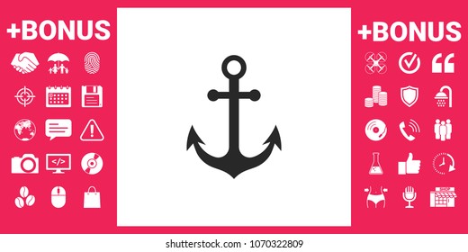 Anchor icon symbol