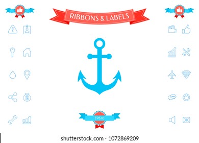 Anchor icon symbol