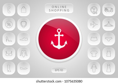Anchor icon symbol