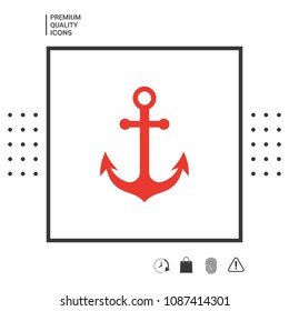 Anchor icon symbol