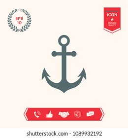 Anchor icon symbol