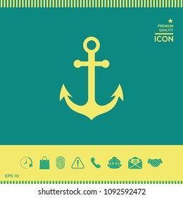 Anchor icon symbol