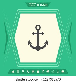 Anchor icon symbol