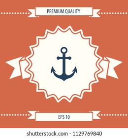 Anchor icon symbol