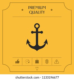 Anchor icon symbol