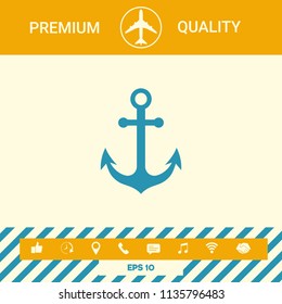 Anchor icon symbol