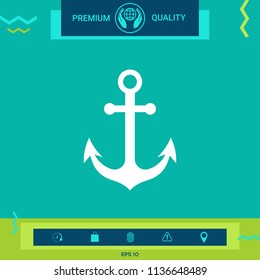 Anchor icon symbol