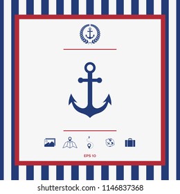 Anchor icon symbol