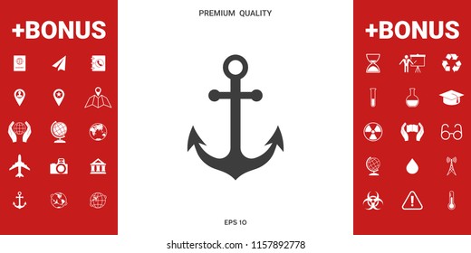 Anchor icon symbol