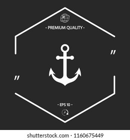 Anchor icon symbol