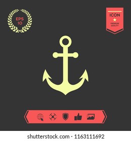 Anchor icon symbol