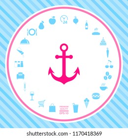 Anchor icon symbol