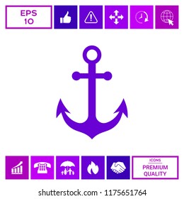 Anchor icon symbol