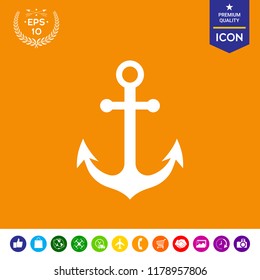 Anchor icon symbol