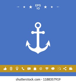 Anchor icon symbol