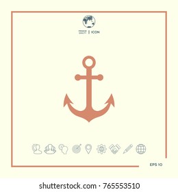 Anchor icon symbol
