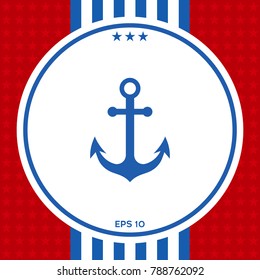 Anchor icon symbol