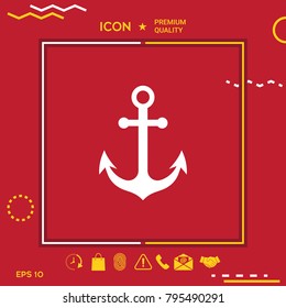 Anchor icon symbol