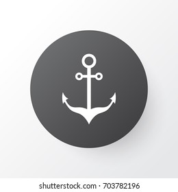 Anchor Icon Symbol. Premium Quality Isolated Armature Element In Trendy Style.