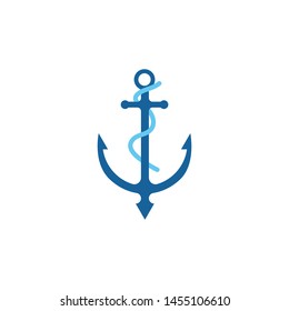 Anchor icon Template vector illustration