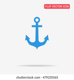 Anchor icon. Vector concept illustration for design.